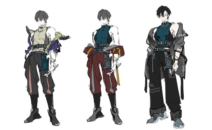 乙女向立绘草稿