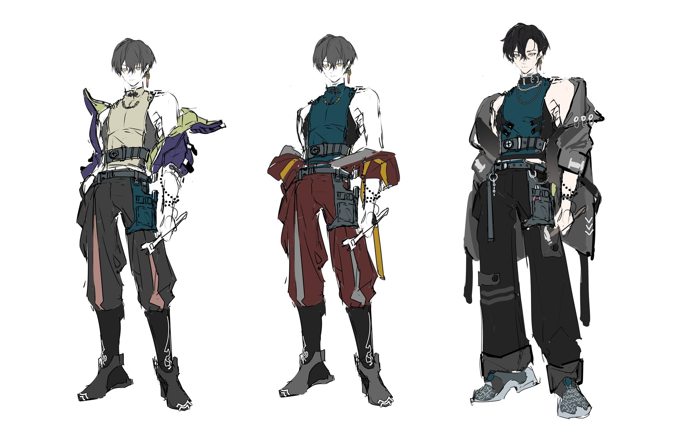 乙女向立绘草稿-1