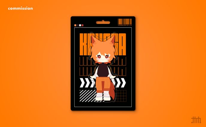 【skeb】KrackoKrag様 パッケージ風イラスト