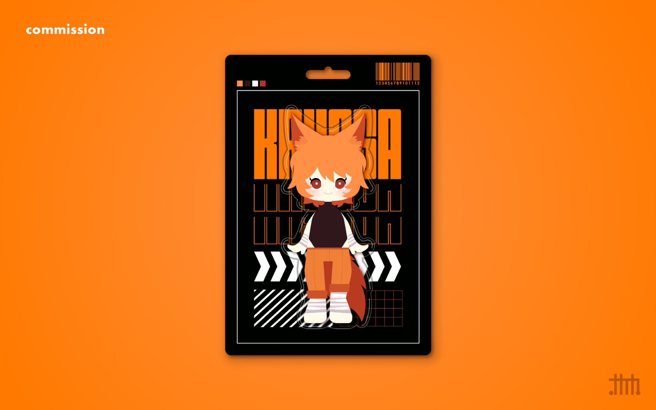 【skeb】KrackoKrag様 パッケージ風イラスト-1