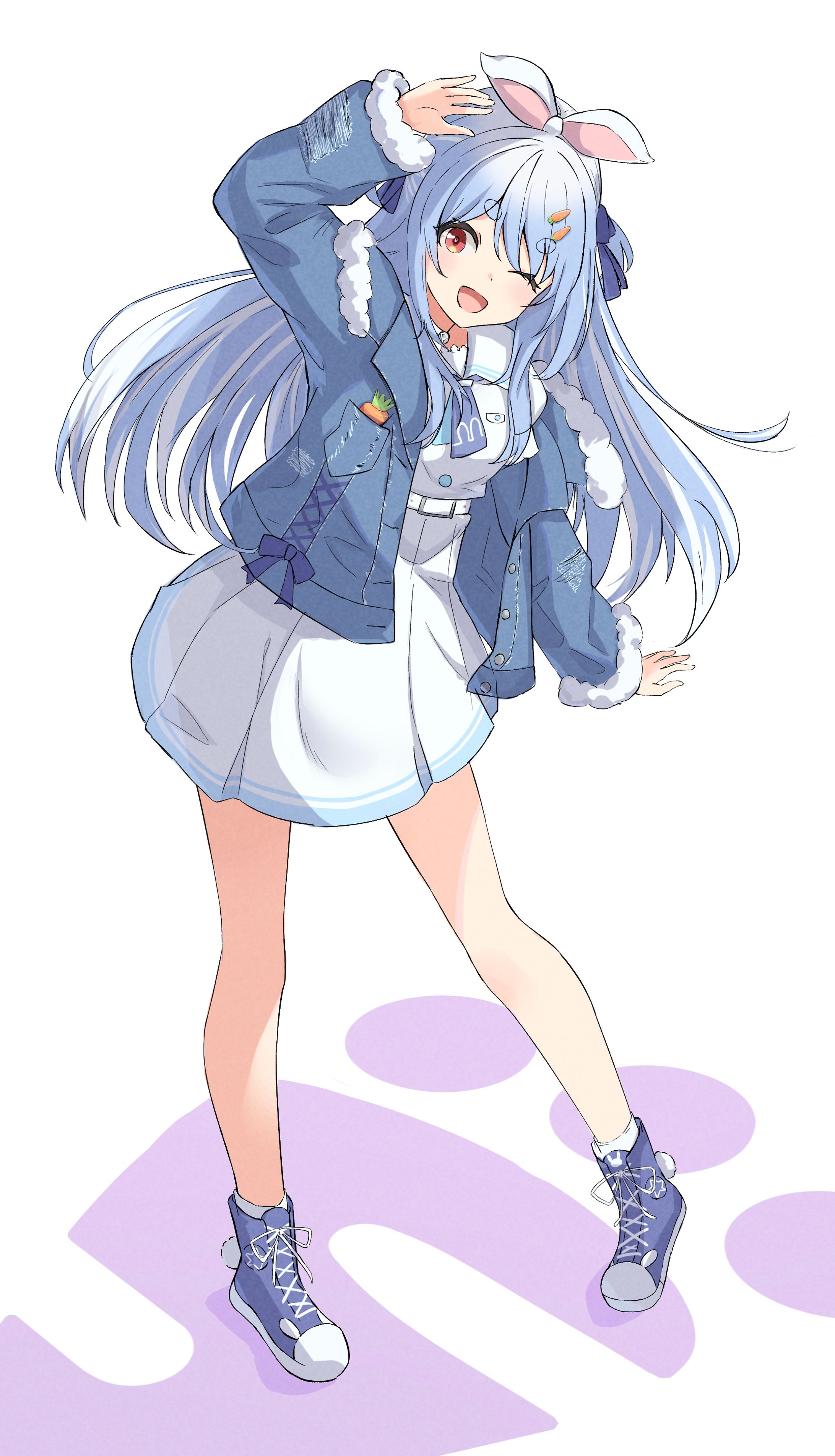 vtuberの兎田ぺこらさん 「こんぺこ〜〜」-1