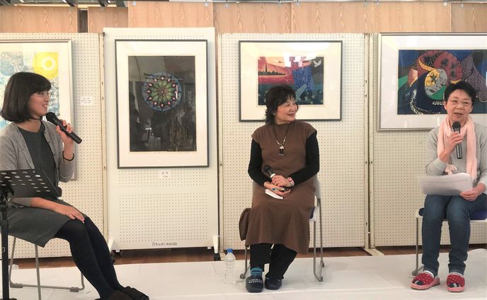 【ニュース／イベントレポート】福島県楢葉町で版画展　作家と町民のものづくりトークも（いわき経済新聞）