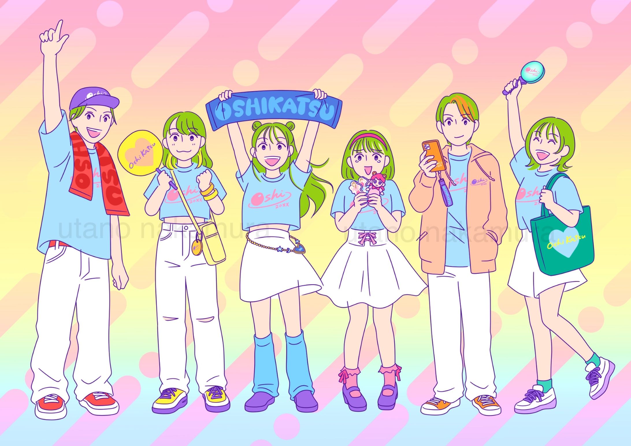 推し活イラスト-1