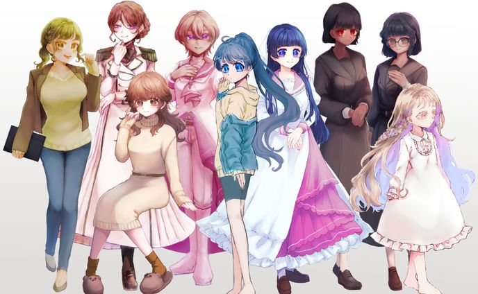 TRPG立ち絵-girls
