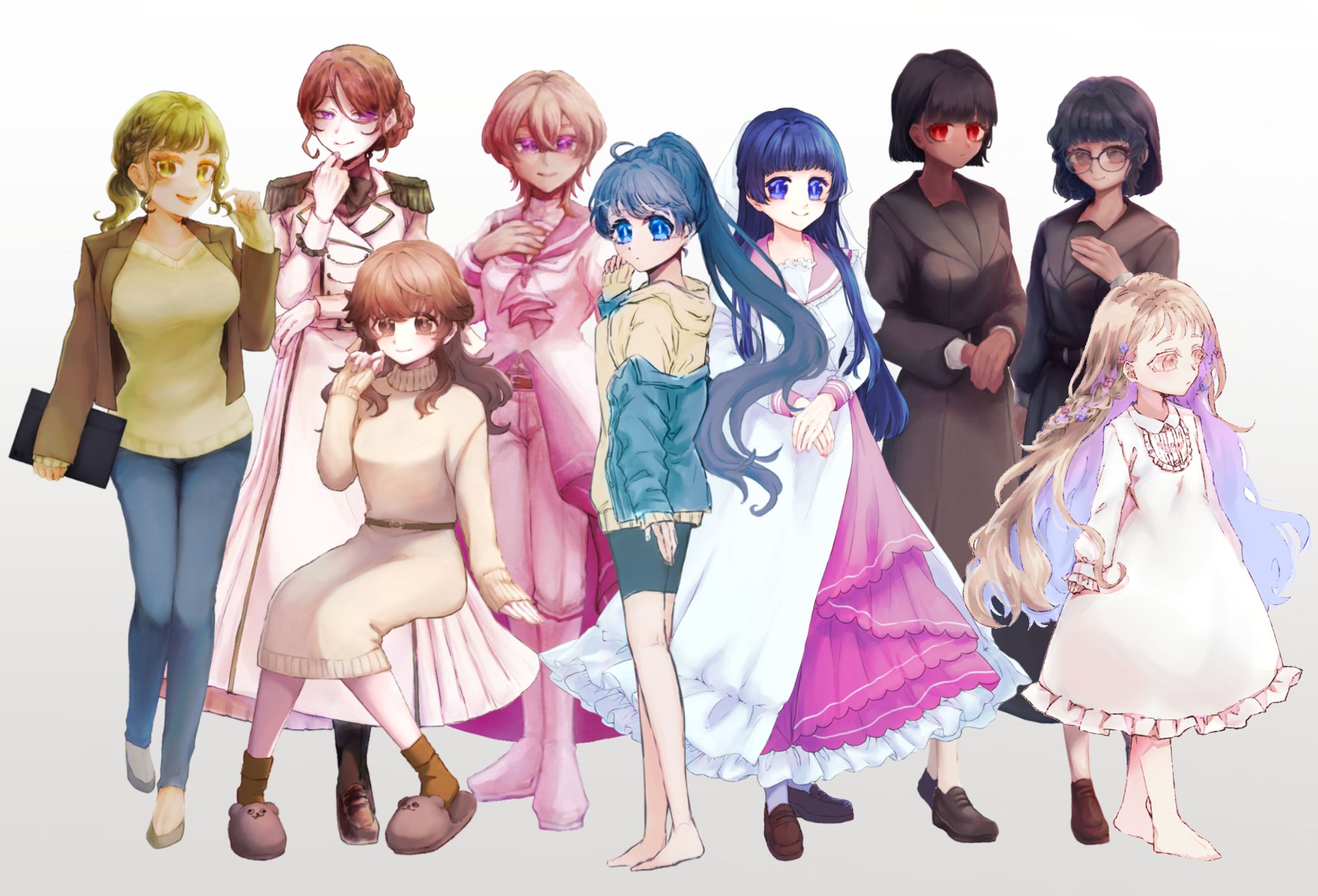 TRPG立ち絵-girls-1