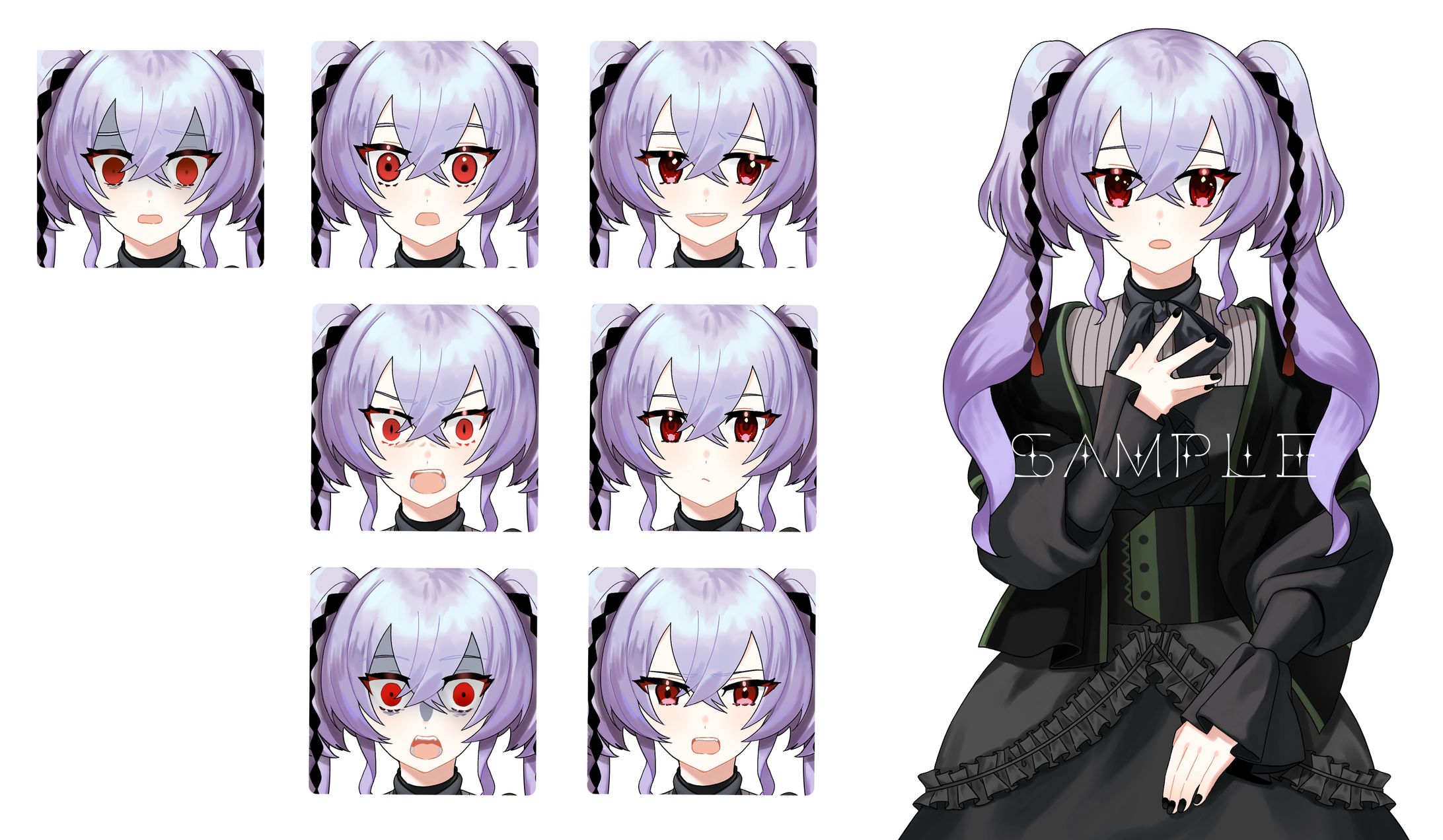 ボイスドラマ「三つの願いを叶える代わりに」悪魔少女イラスト-1