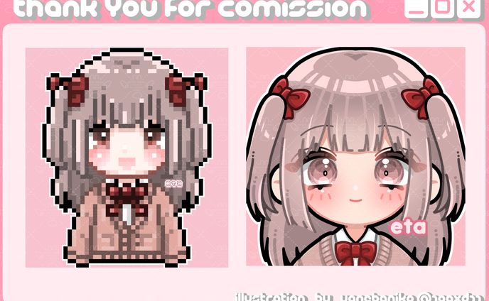 SDるん様ドット絵アイコン