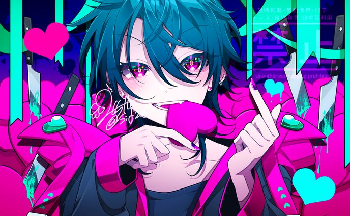 イラストレーター、キャラクターデザイナー、vj