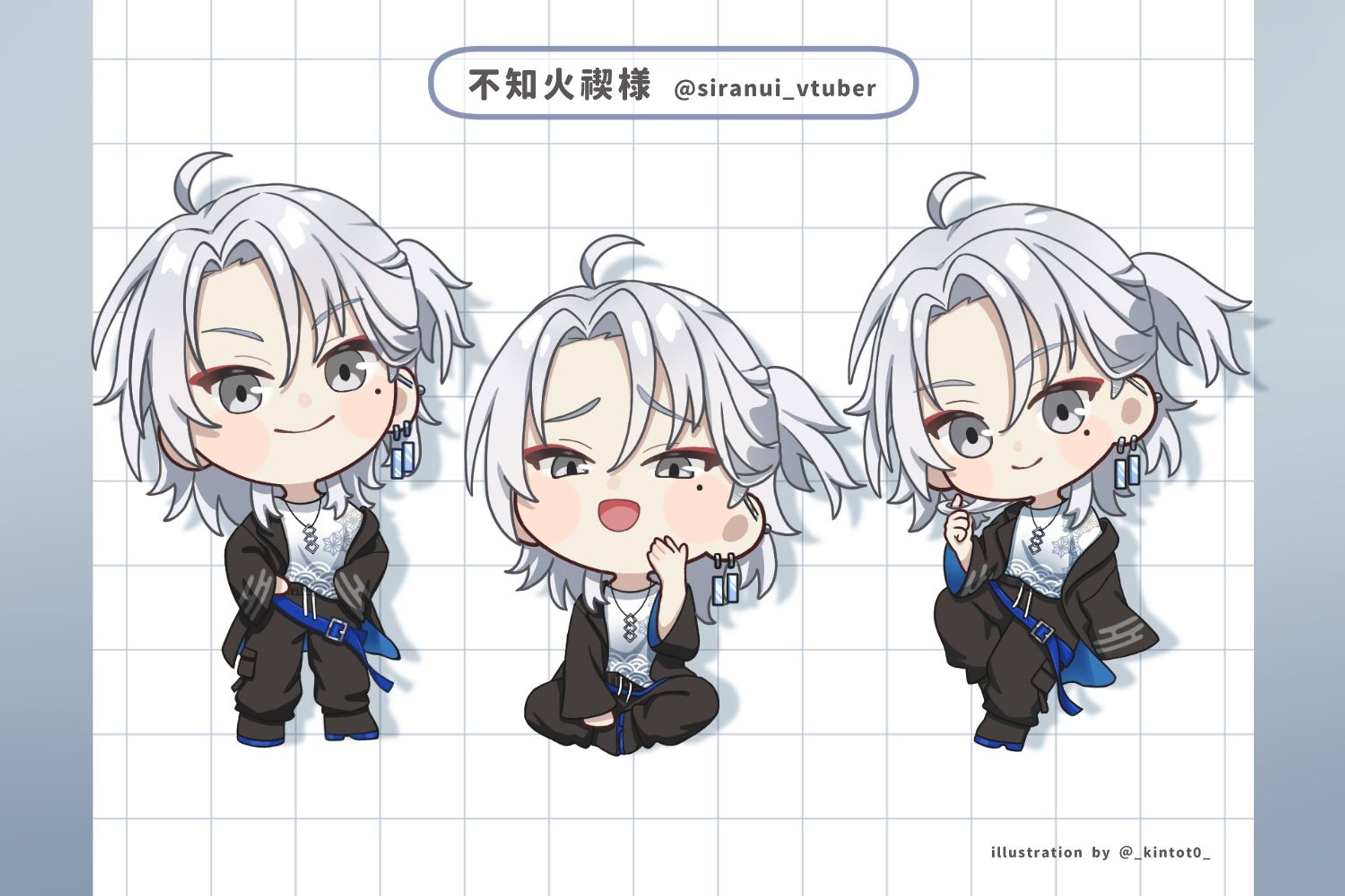 不知火禊様 ミニキャライラスト-1