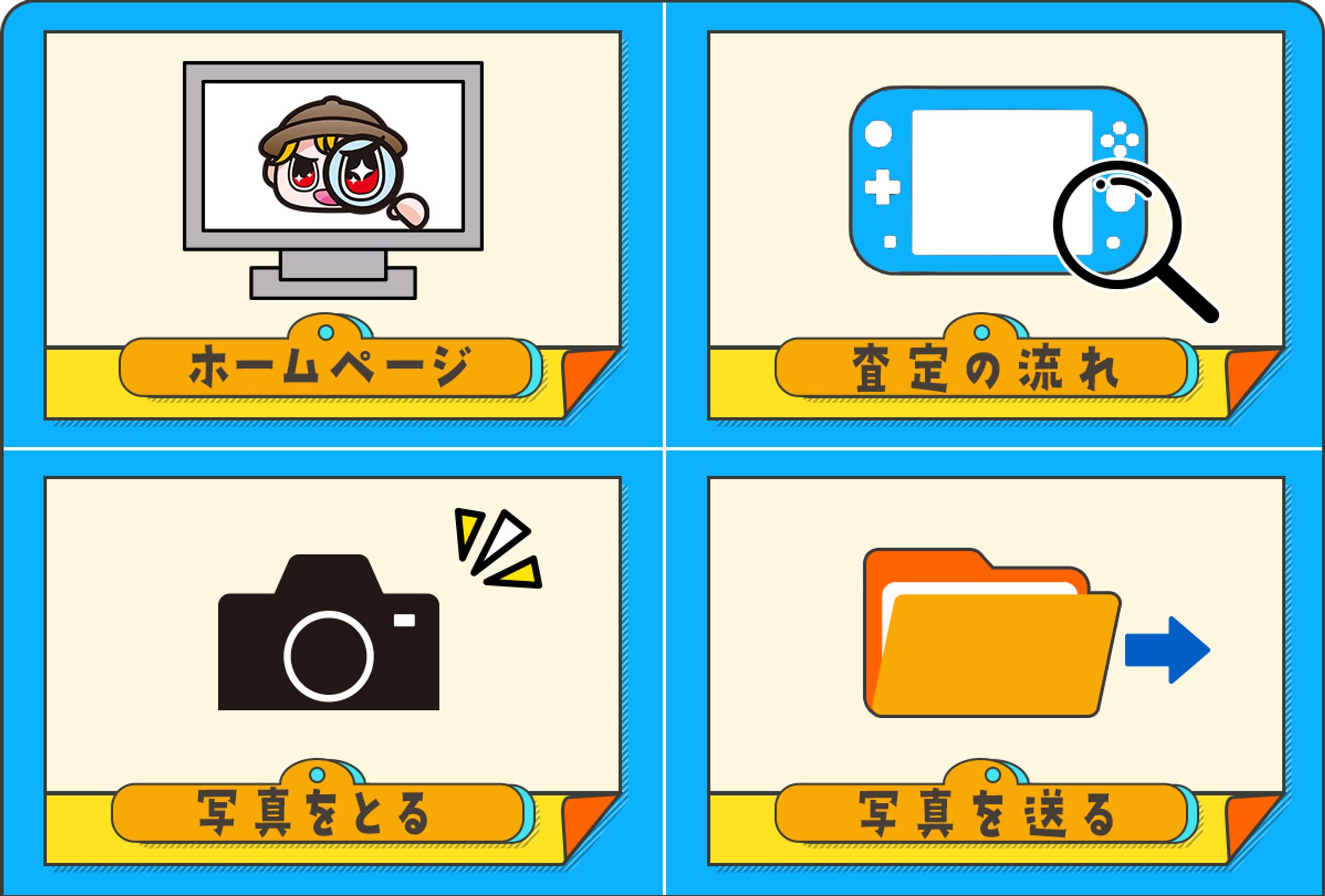 リッチメニュー：買取サイト-1