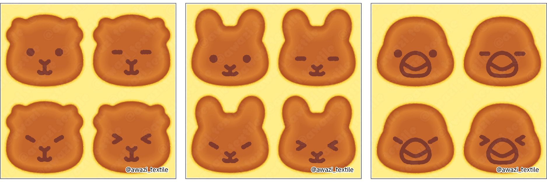 動物パンケーキ