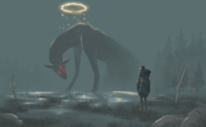 霧の中