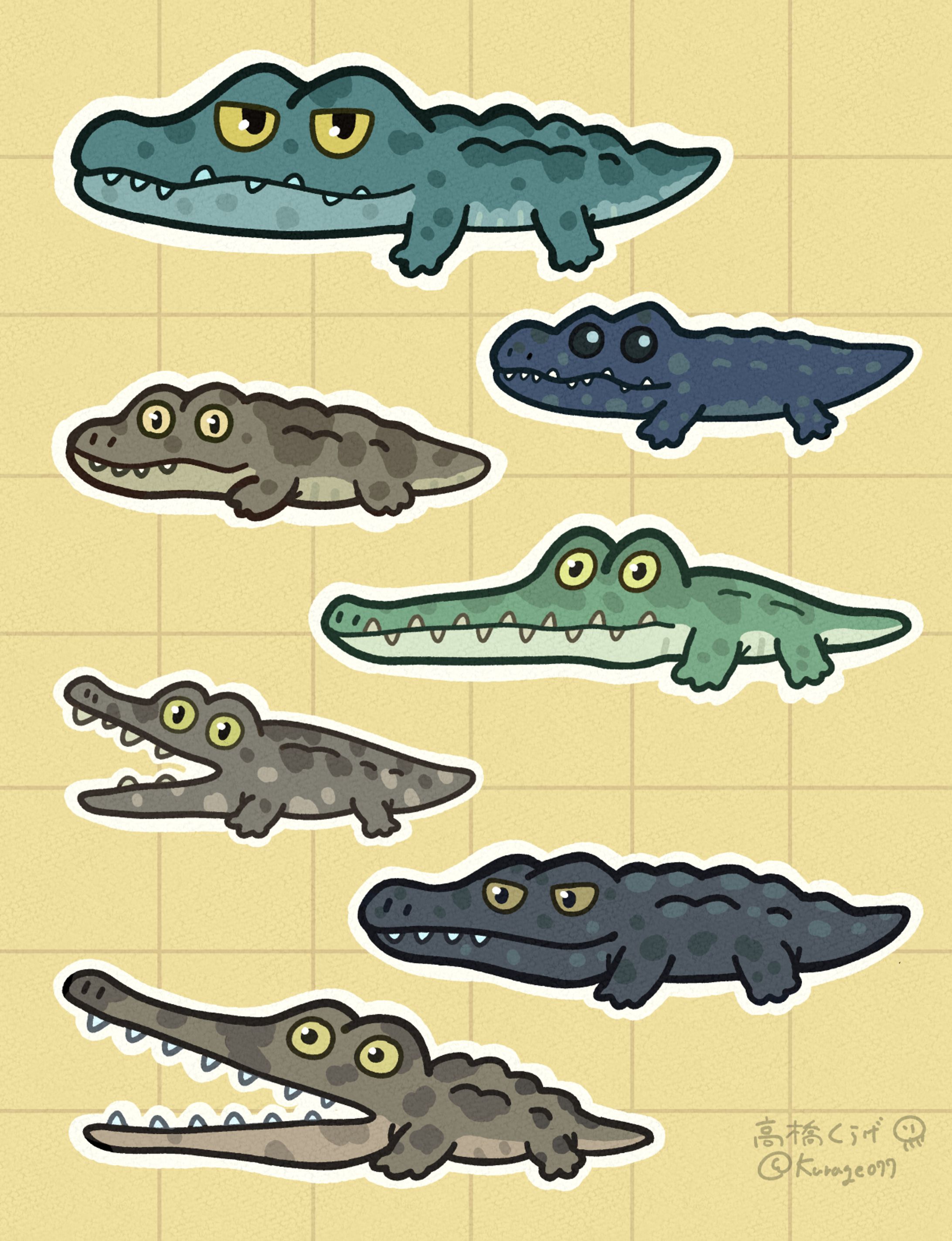 ゆる〜いワニ-1