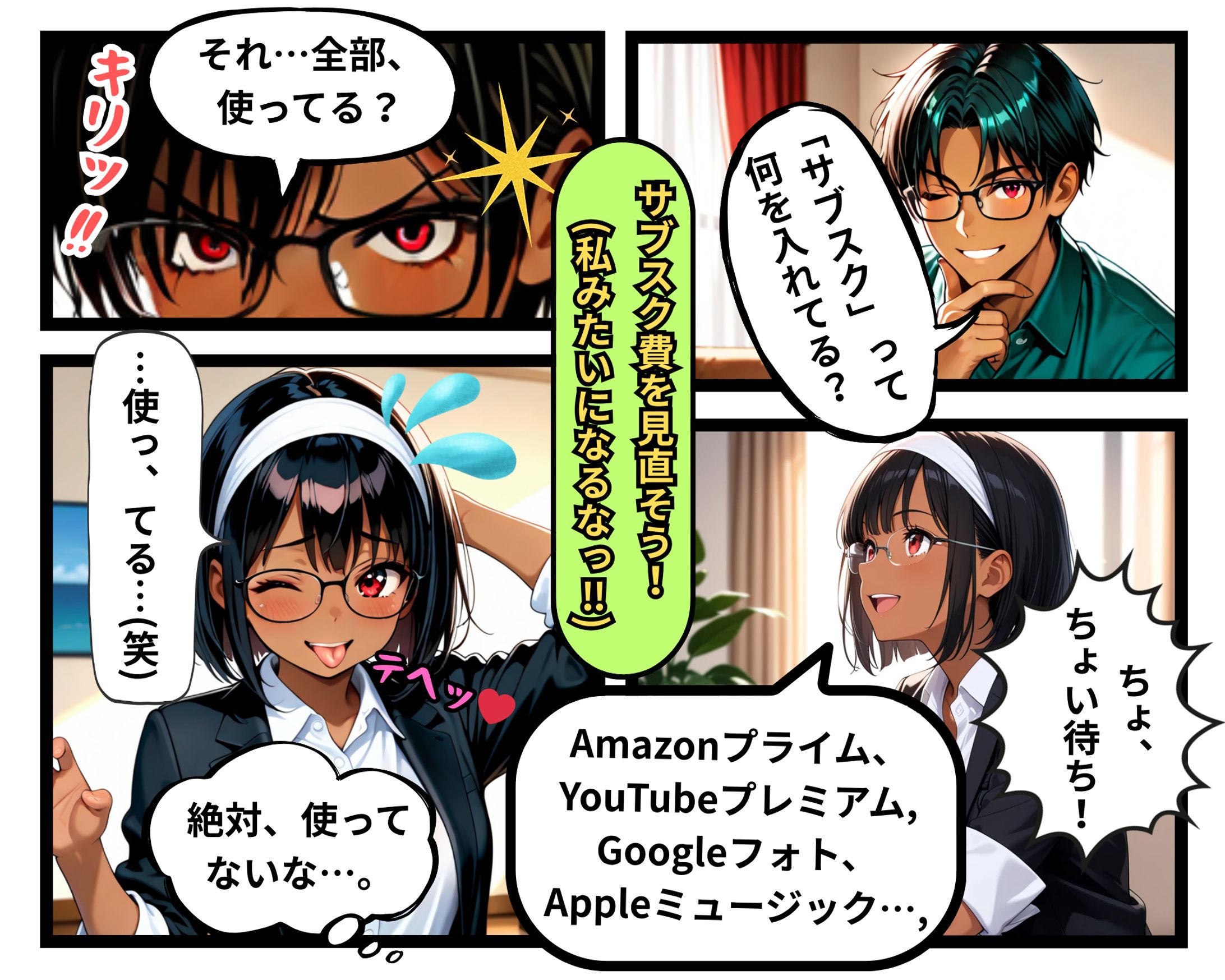 サブスク費を見直そう(私みたいになるなっ‼)-1