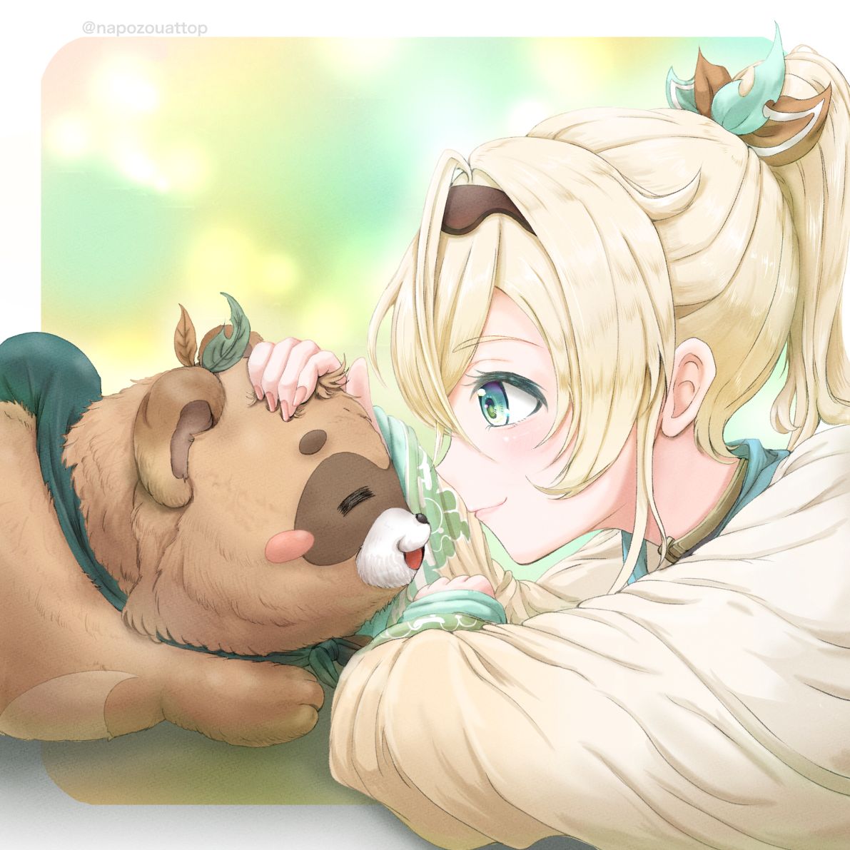 Fanart:風真いろは＆ぽこべぇ