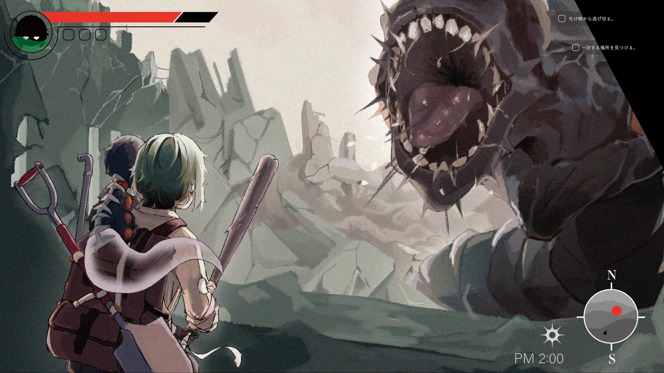 プレイ画面風イラスト-1