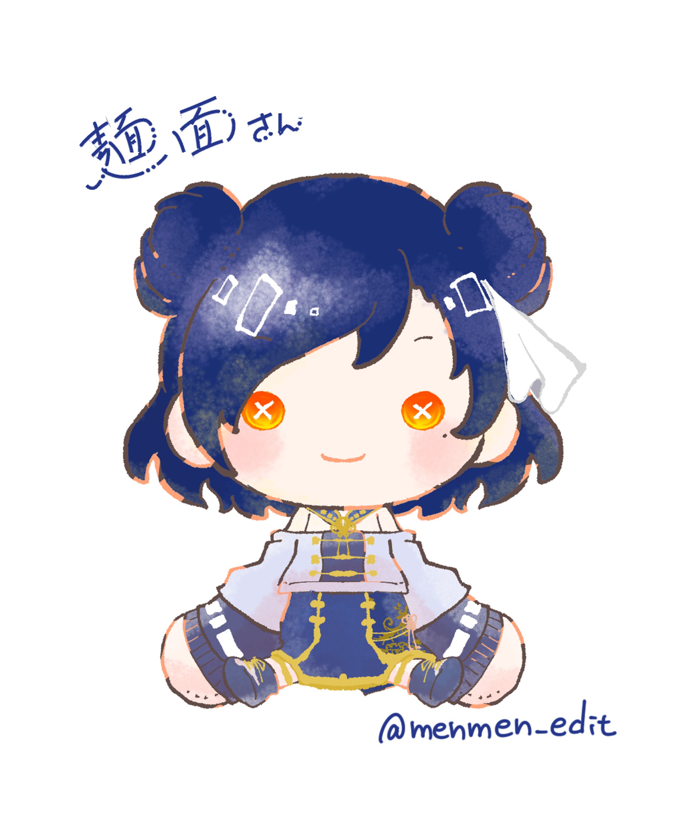 ぬいぐるみ（麺面様）-1