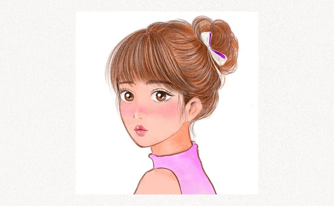 女性のイラスト