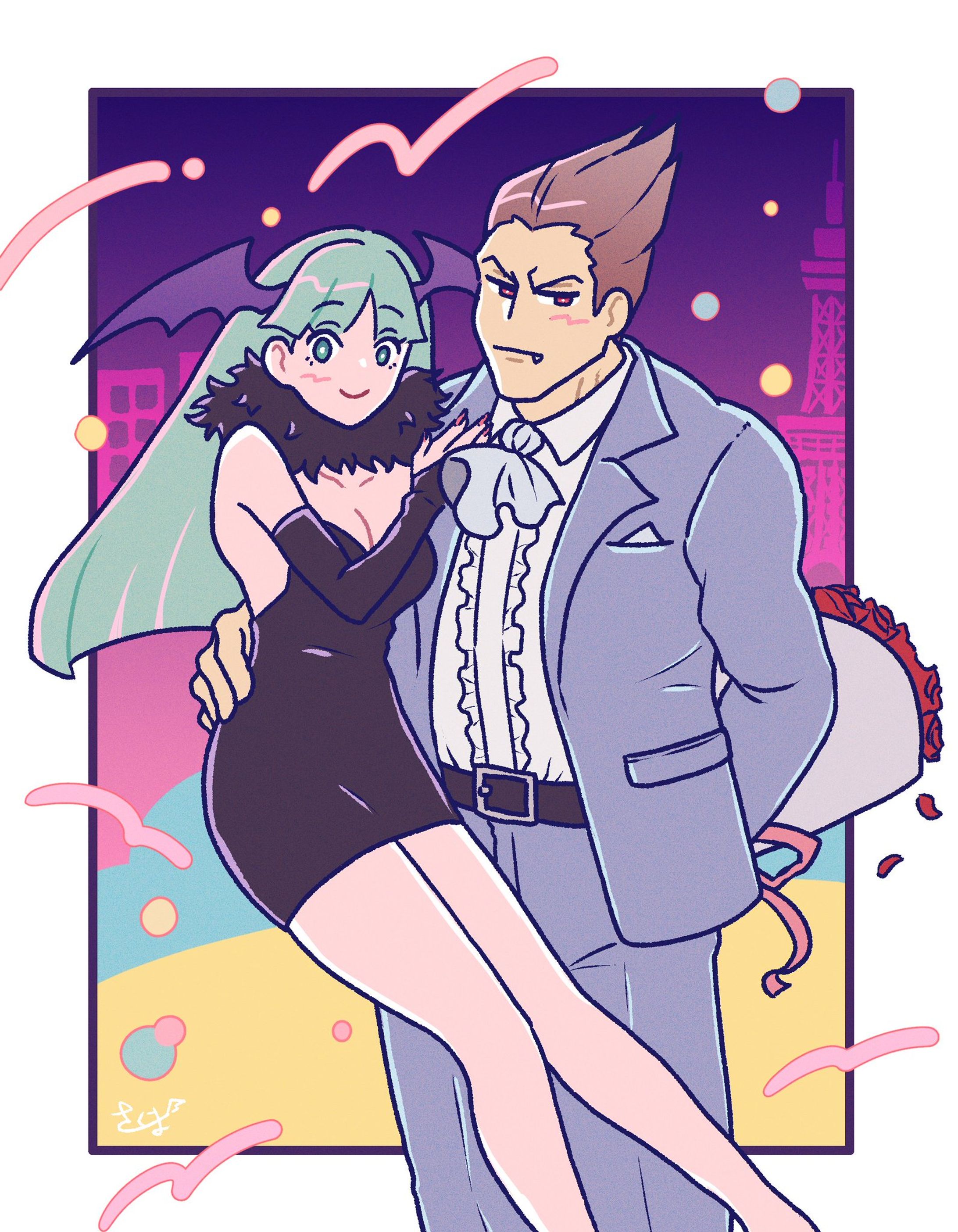 ファンアート　Darkstalkers-1