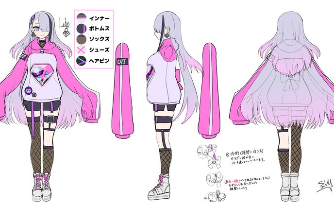 歌衣イツミ-パーカー新衣装