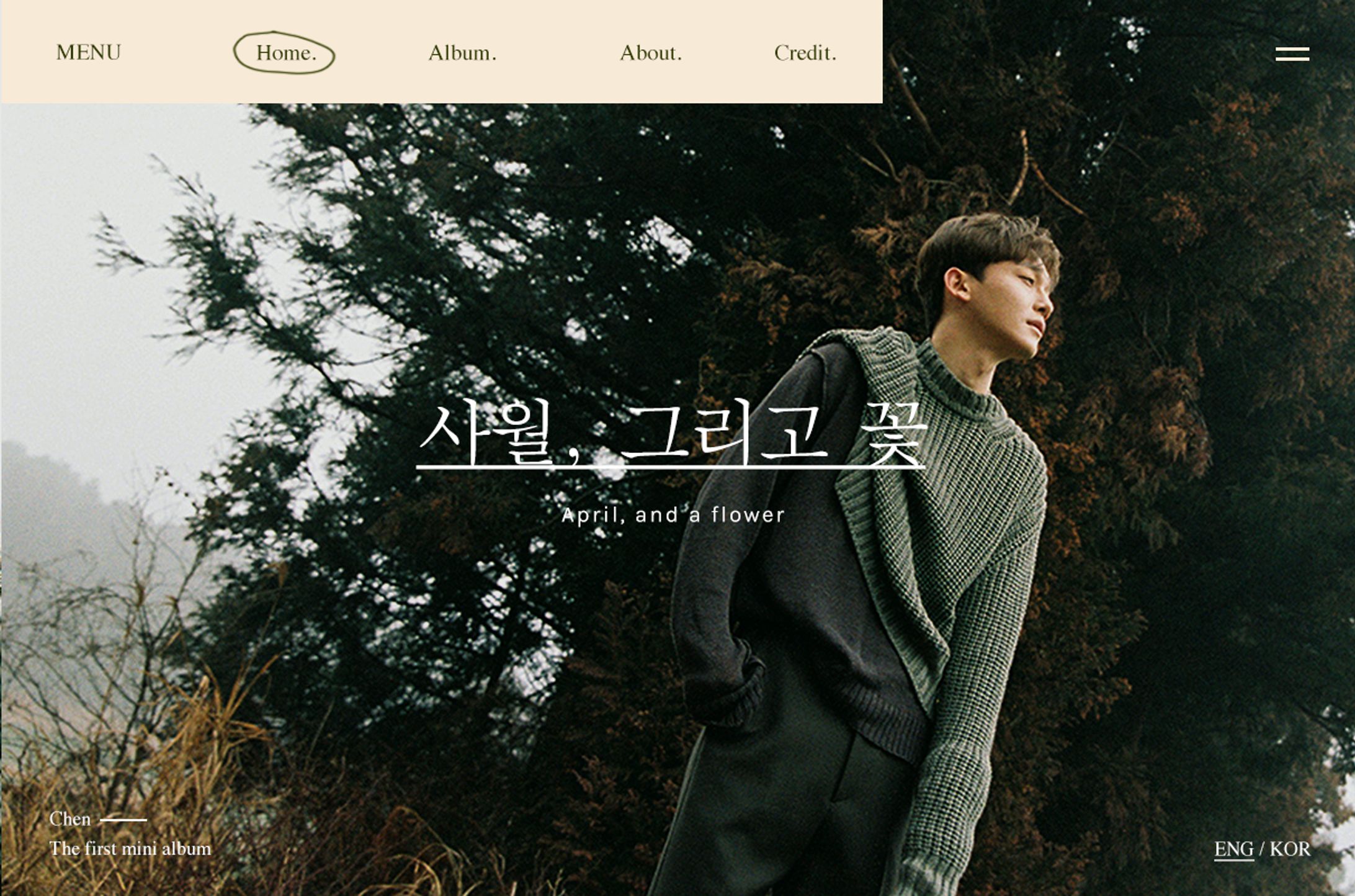 April & A Flower: A Website Concept-1