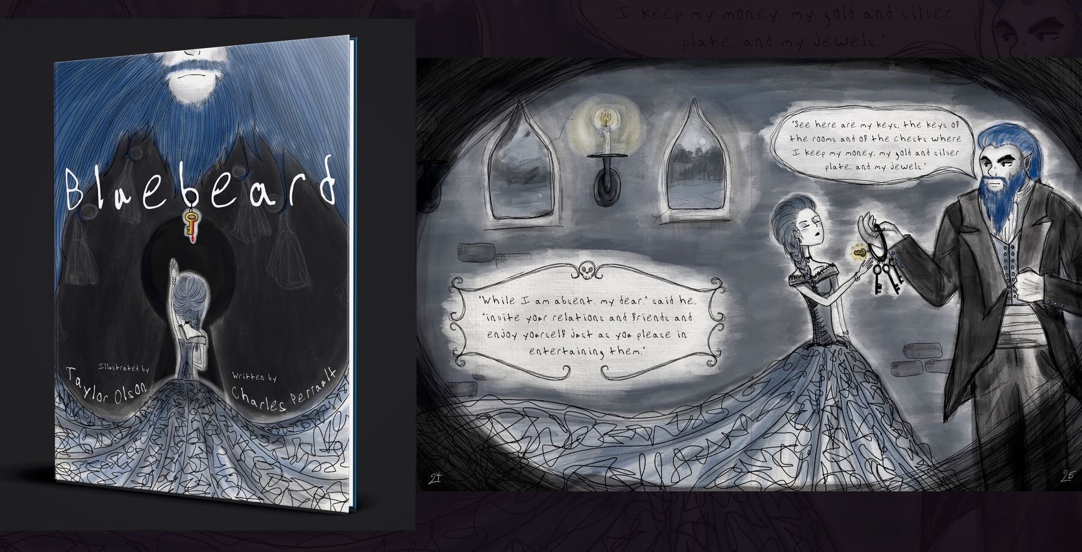 Bluebeard Book Cover & Spread-1