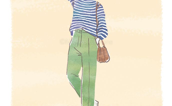 ファッションコーデイラスト（オリジナル）