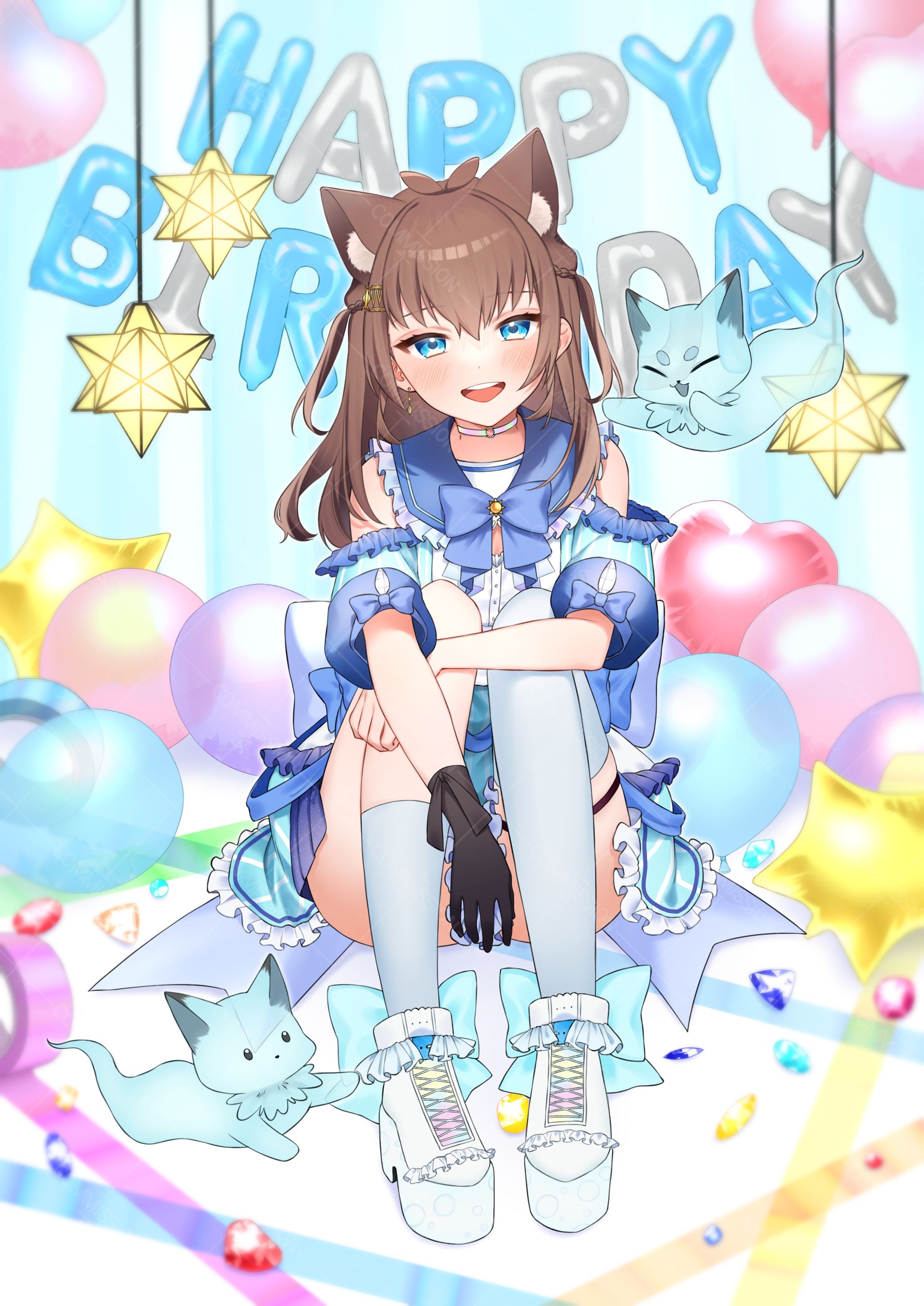 碧葉リア 様 誕生日イラスト