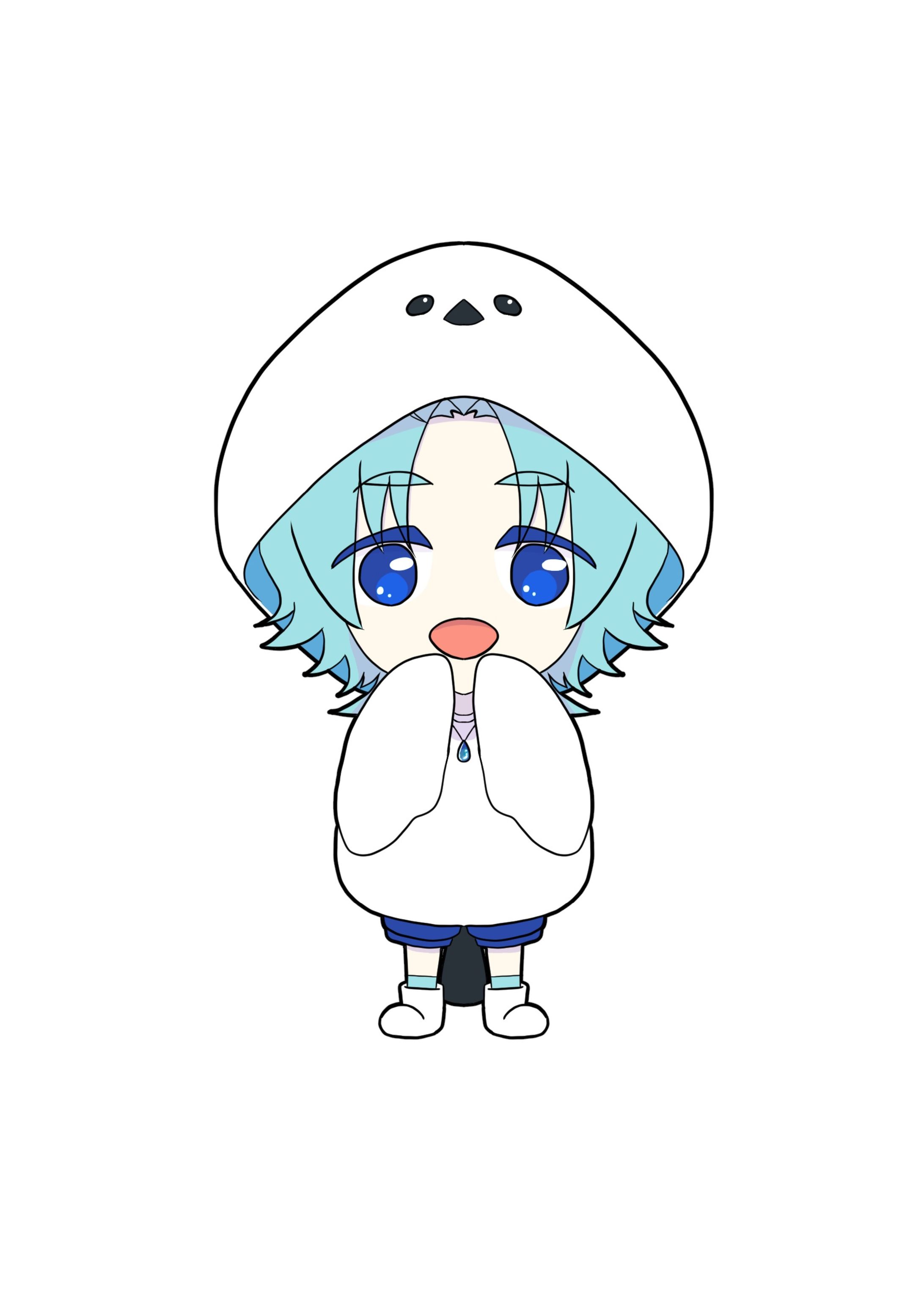 【イラスト】立ち絵(表情差分込)-1