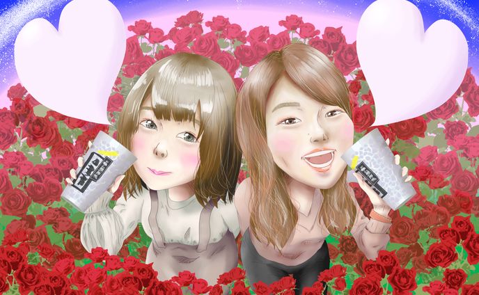 似顔絵｢ディズニー好きな二人｣