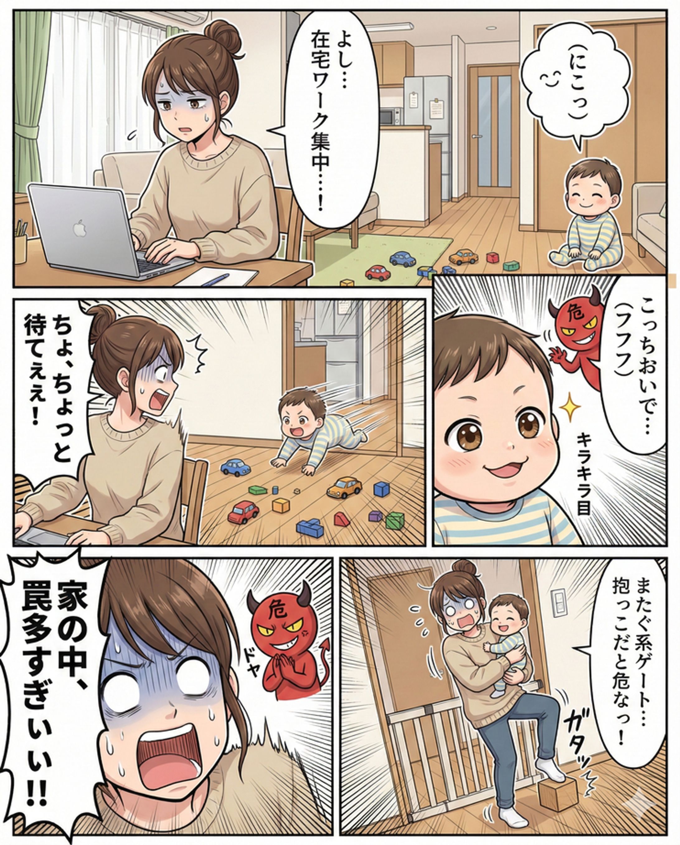 置くだけベビーフェンス漫画広告-1