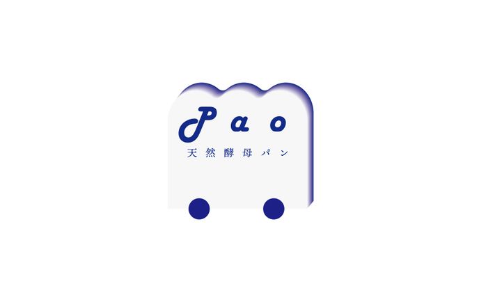 パン屋さんを想定したロゴと名刺