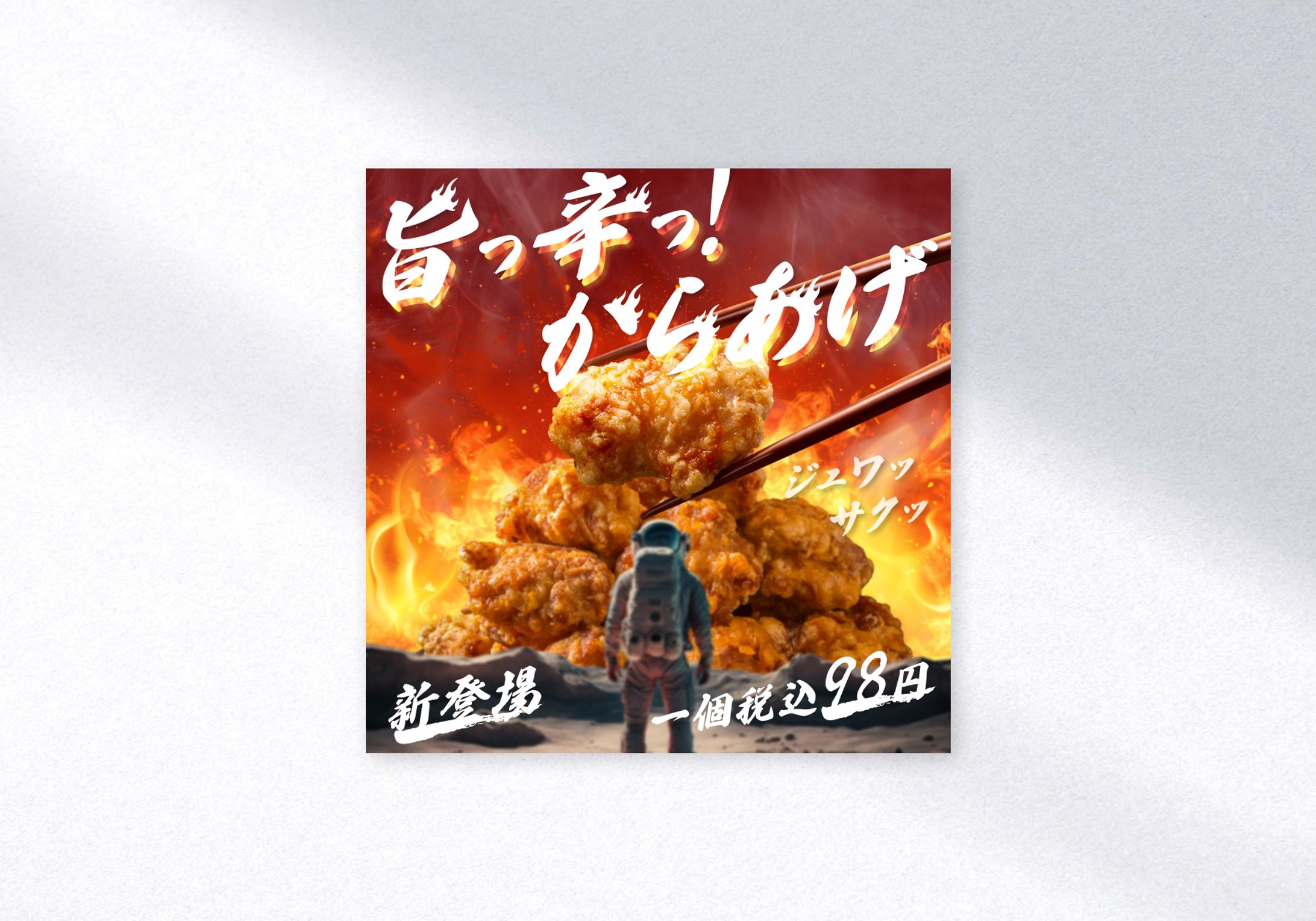 バナー制作 - 旨辛からあげ-1