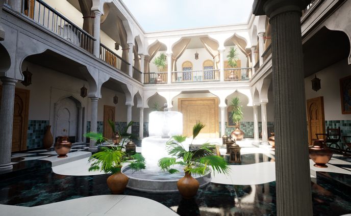 Moroccan building