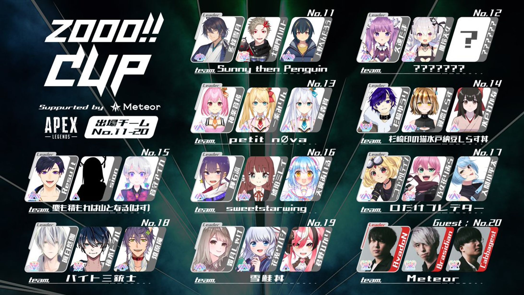 『Zooo!! CUP』APEX大会出場-1