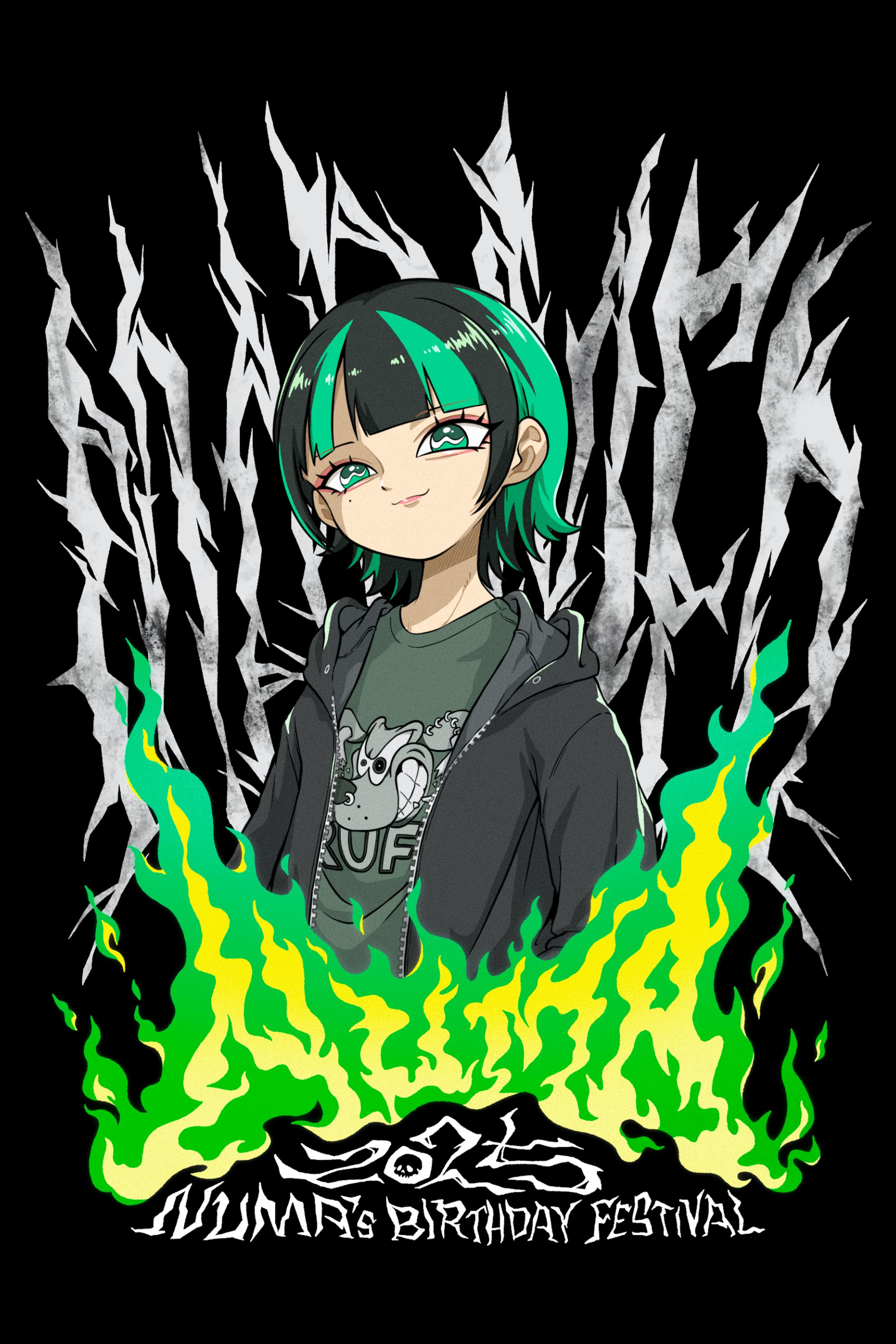 MADMED深ゐ沼 生誕Tシャツ デザイン-1