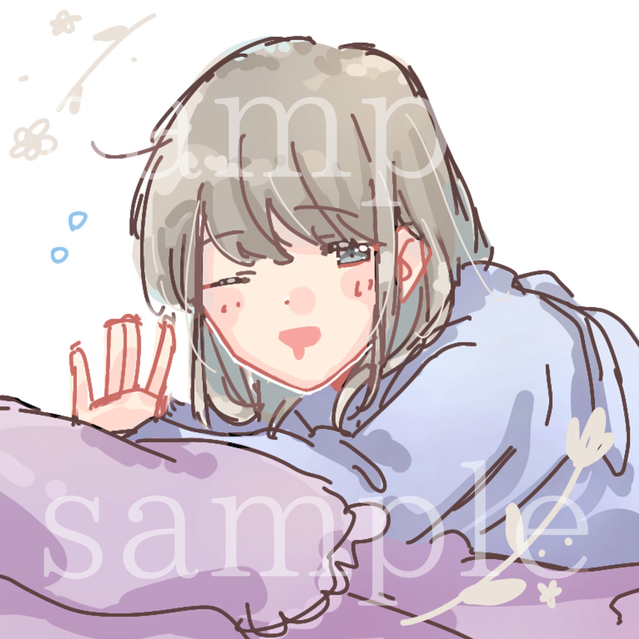 【ご依頼】アイコンラフイラスト-1