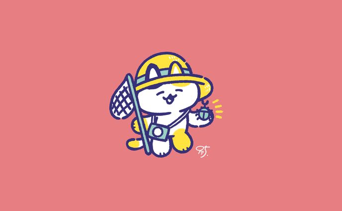 ねこちゃんイラスト
