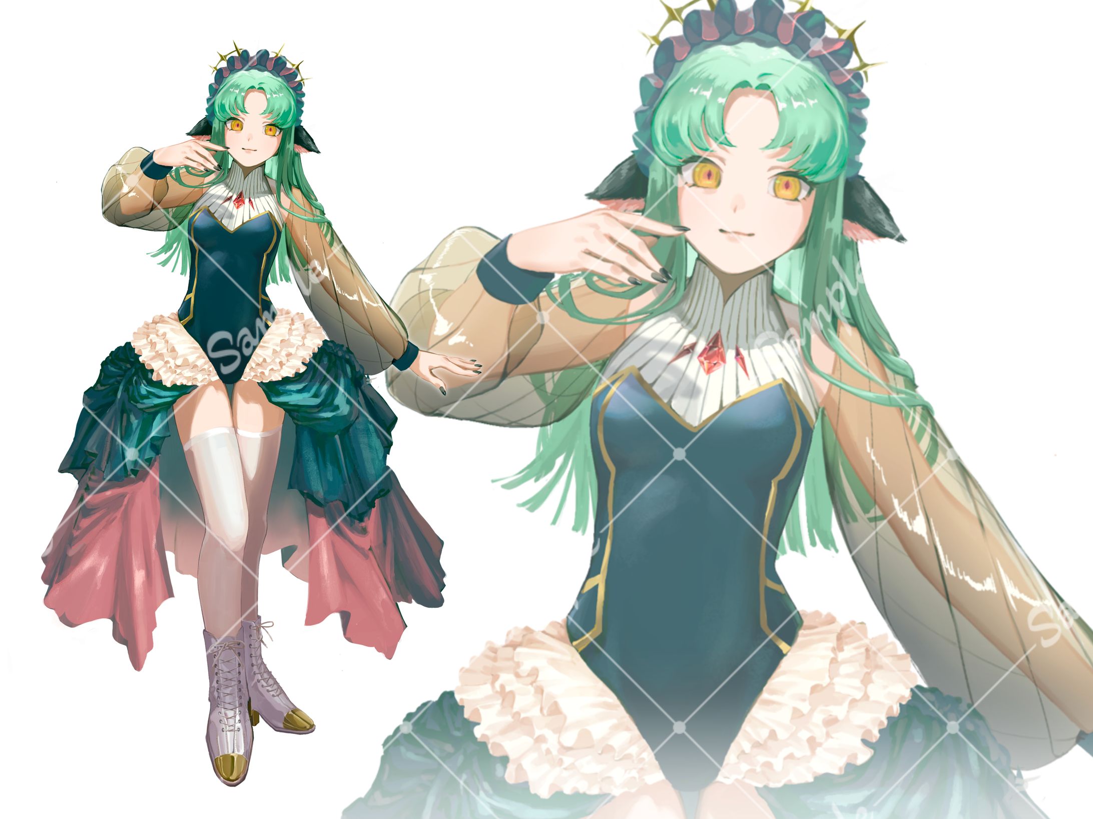 創作　コウモリ女王様　立ち絵-1