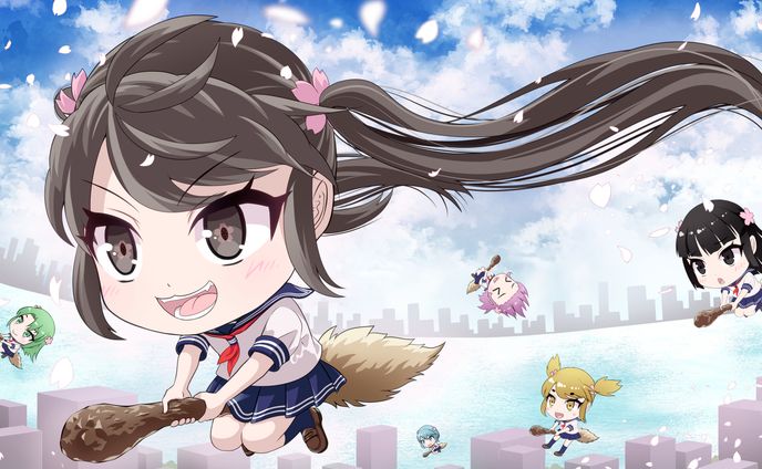 春一番ちゃん　浴衣でお祭り男子　２枚