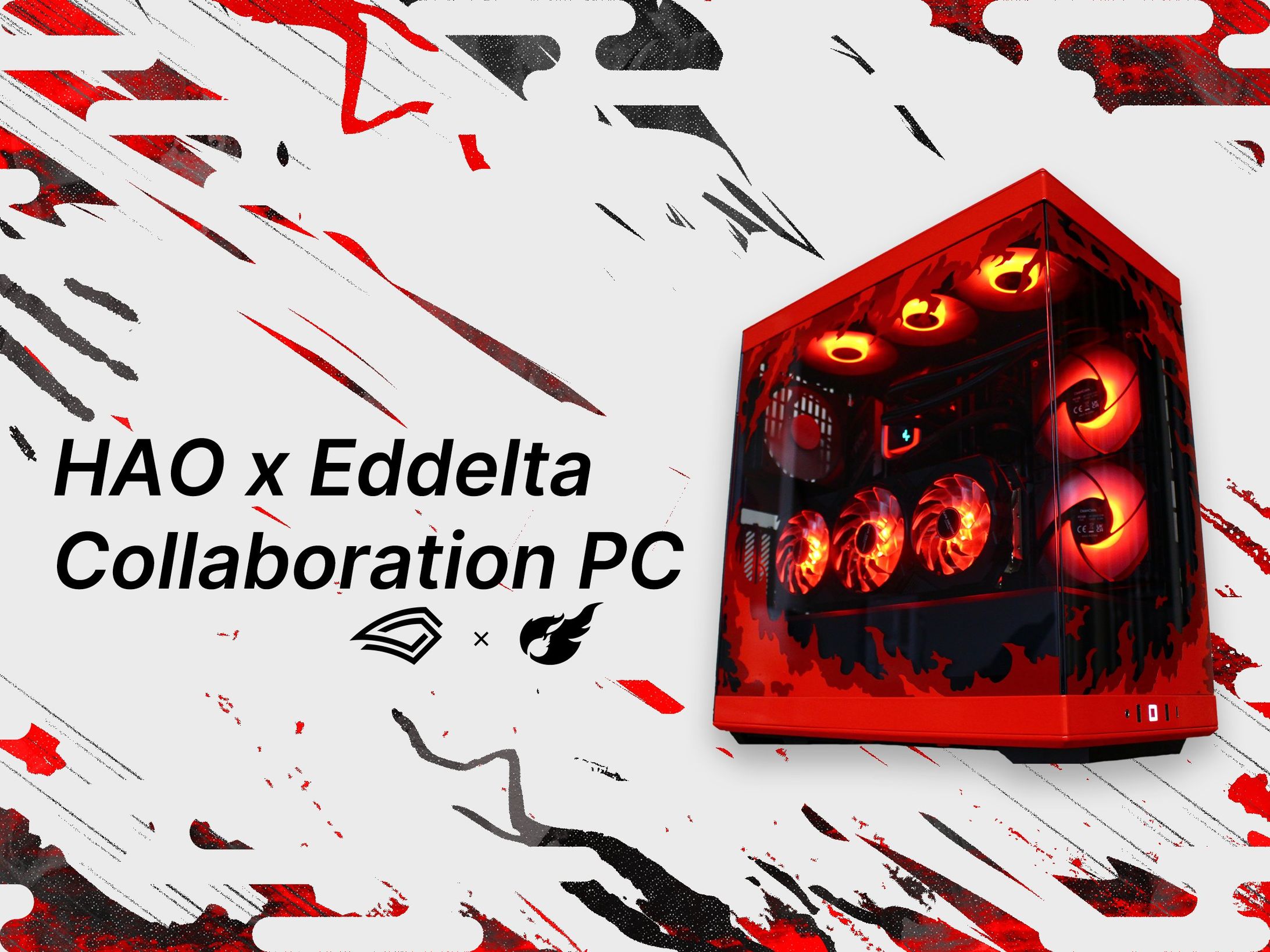 2024.4スキンデザイン / ゲーミングチームHAO×OZgaming EddeltaコラボPC-1