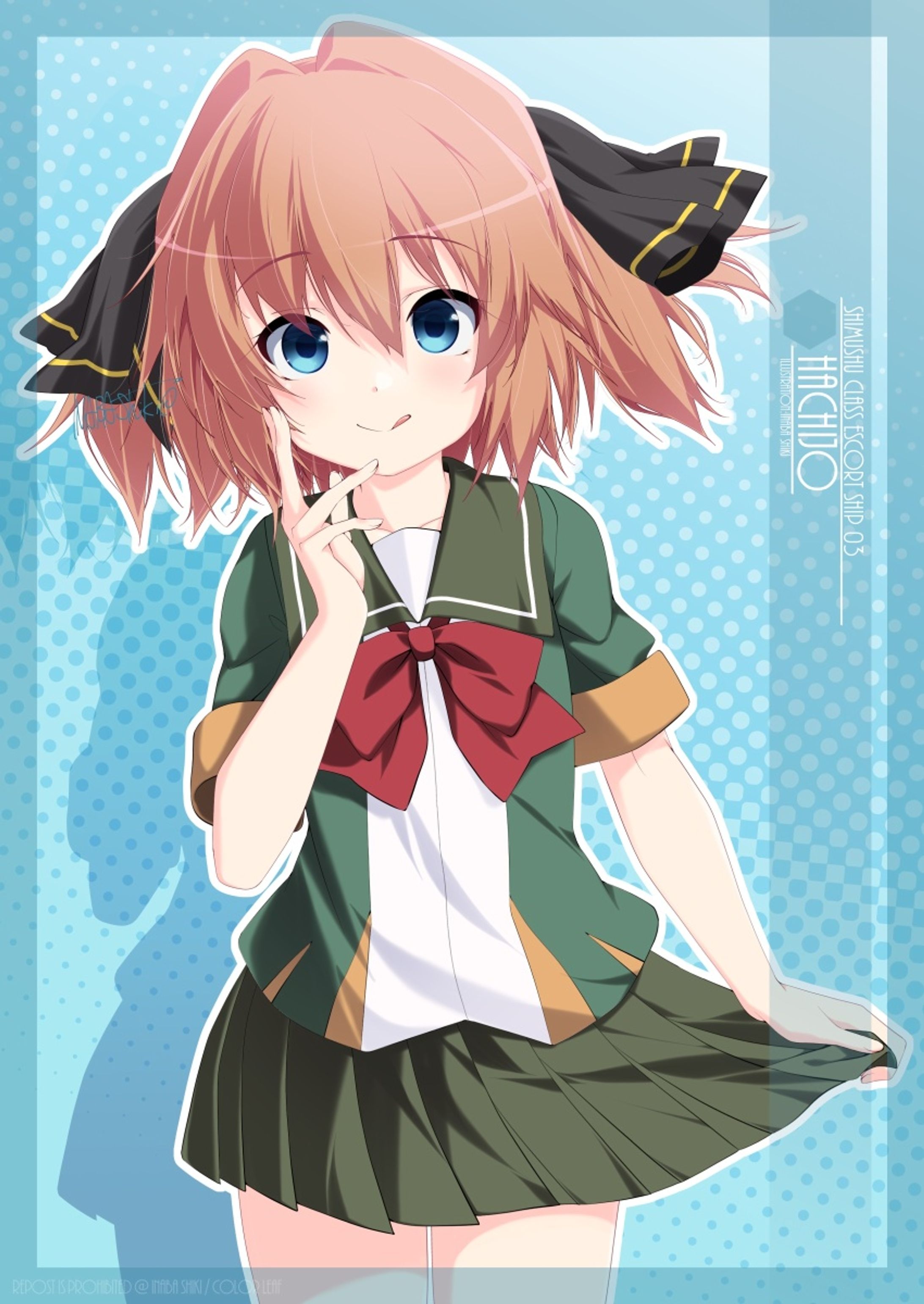 夏セーラー服「八丈(艦これ)」230810-1