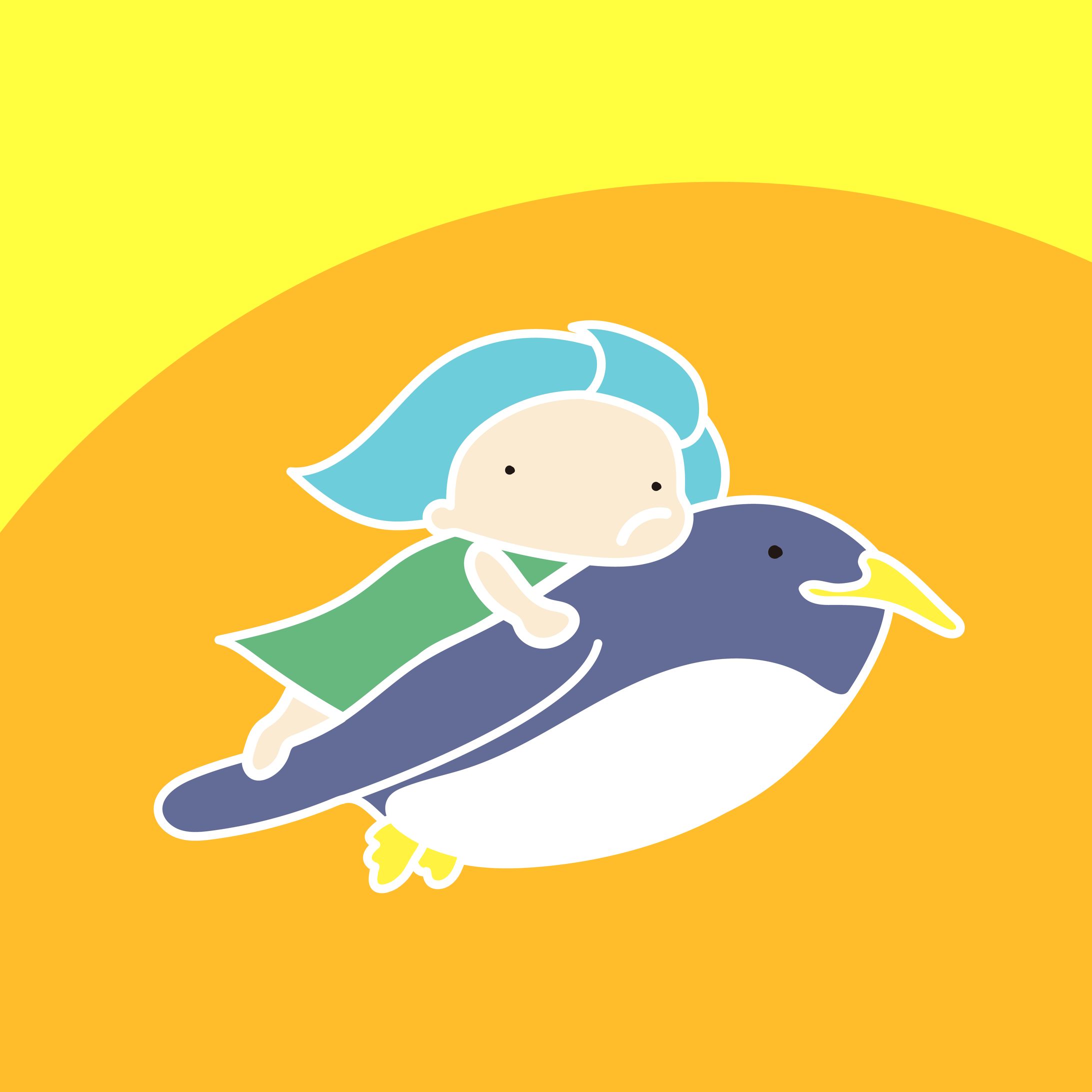 空飛ぶペンギン-1
