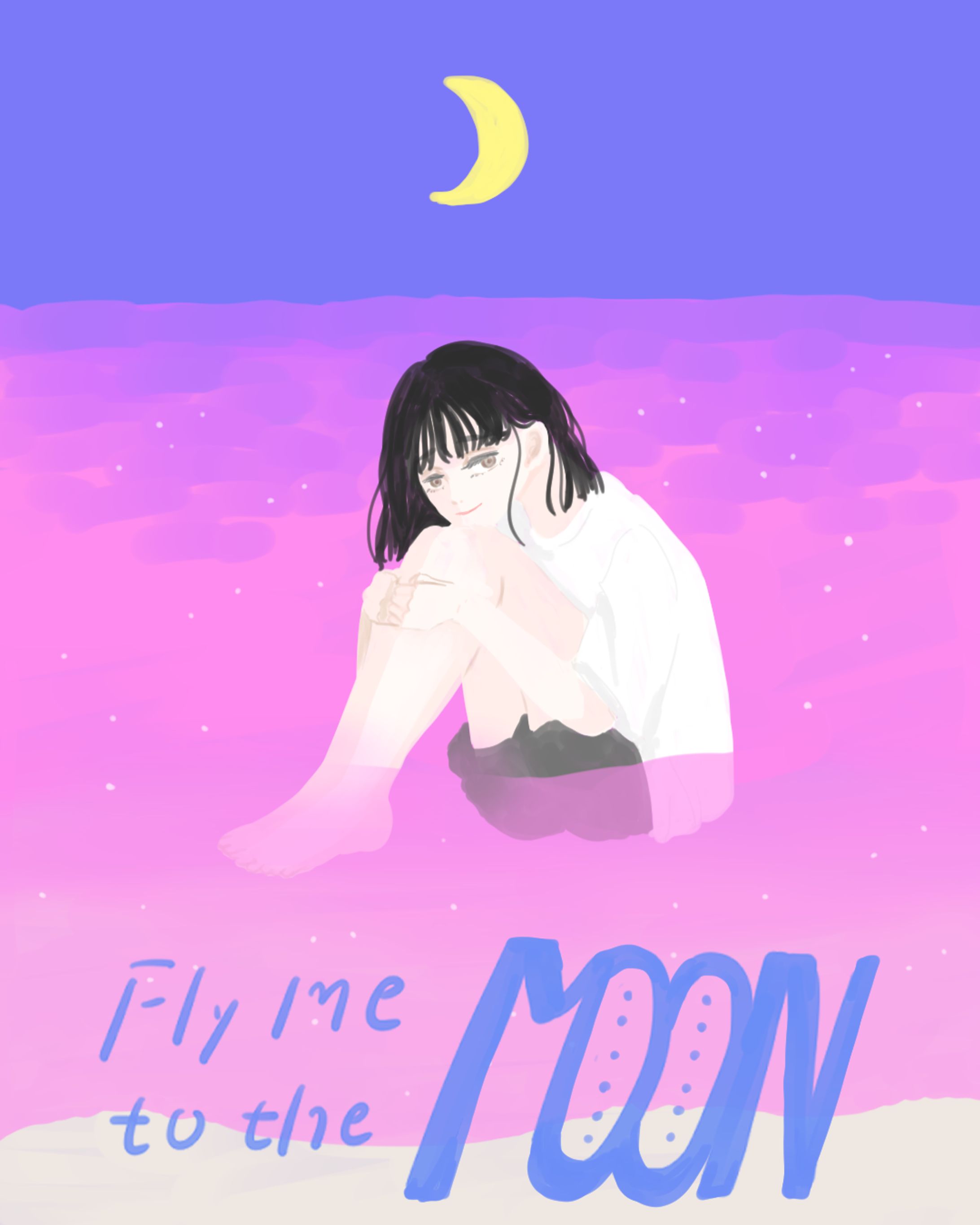 illust_fly me to the moon-1