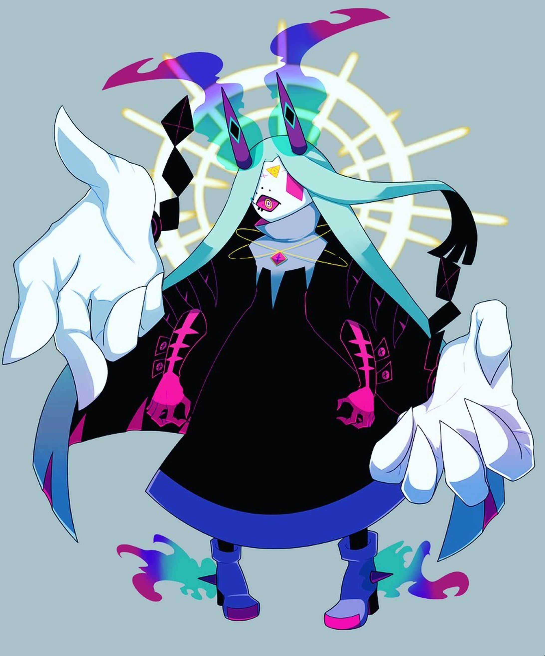 #イラスト #人外 #オリジナルイラスト 
#オリジナルキャラクター #illustration #monster #originalcharacter #popillustration #touseioc-1