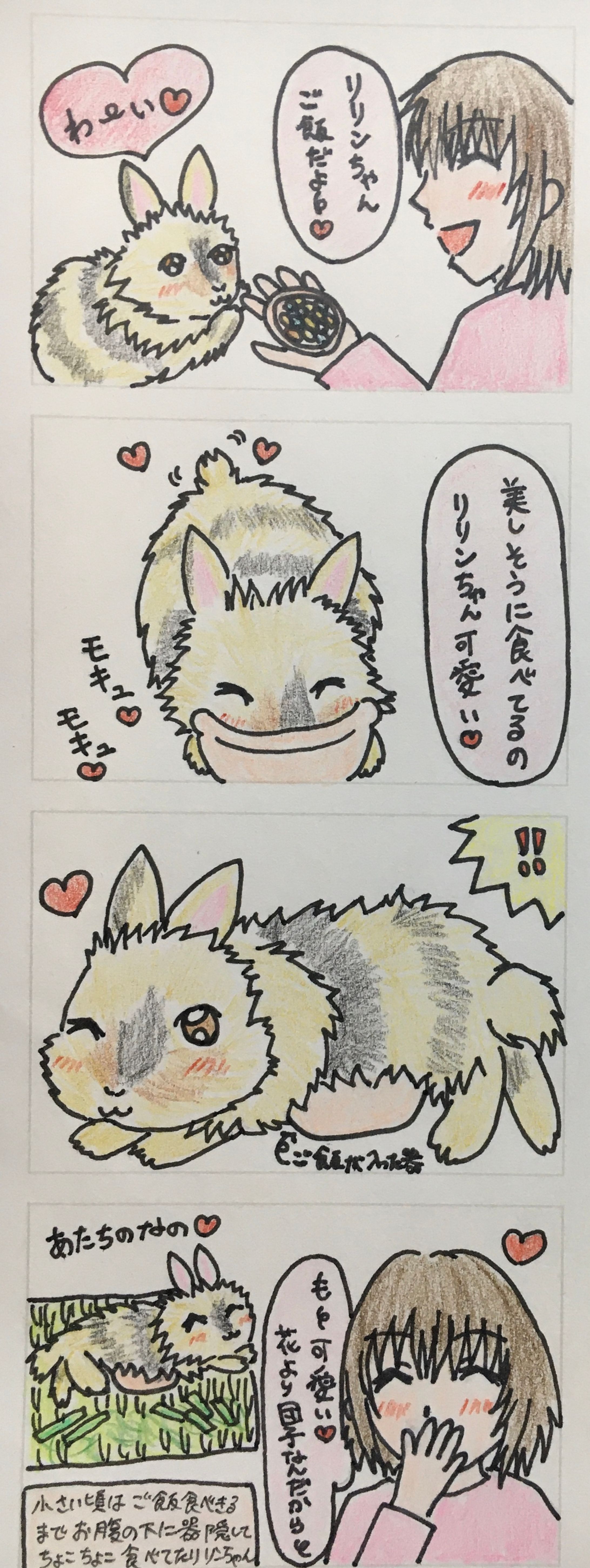 4コマ　花より団子-1