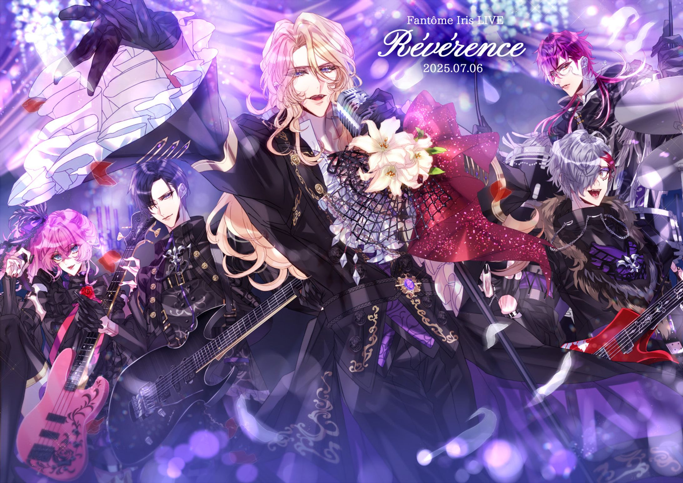 🦇ライブ開催記念集合絵5人①6枚-1