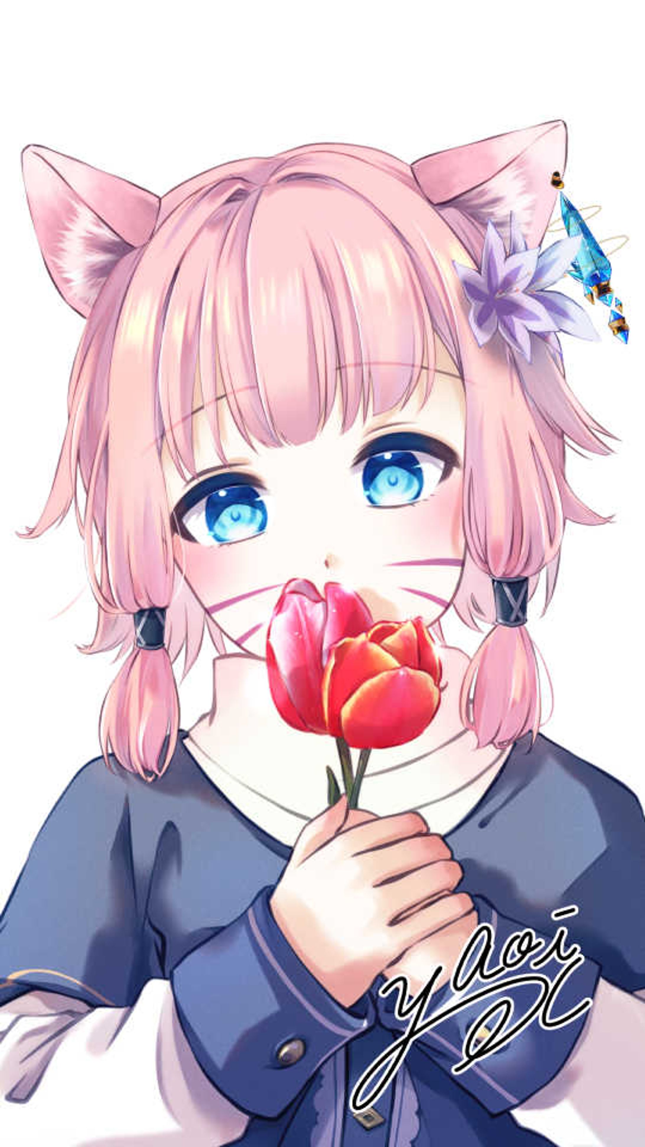 バストアップイラスト（Skeb）-1