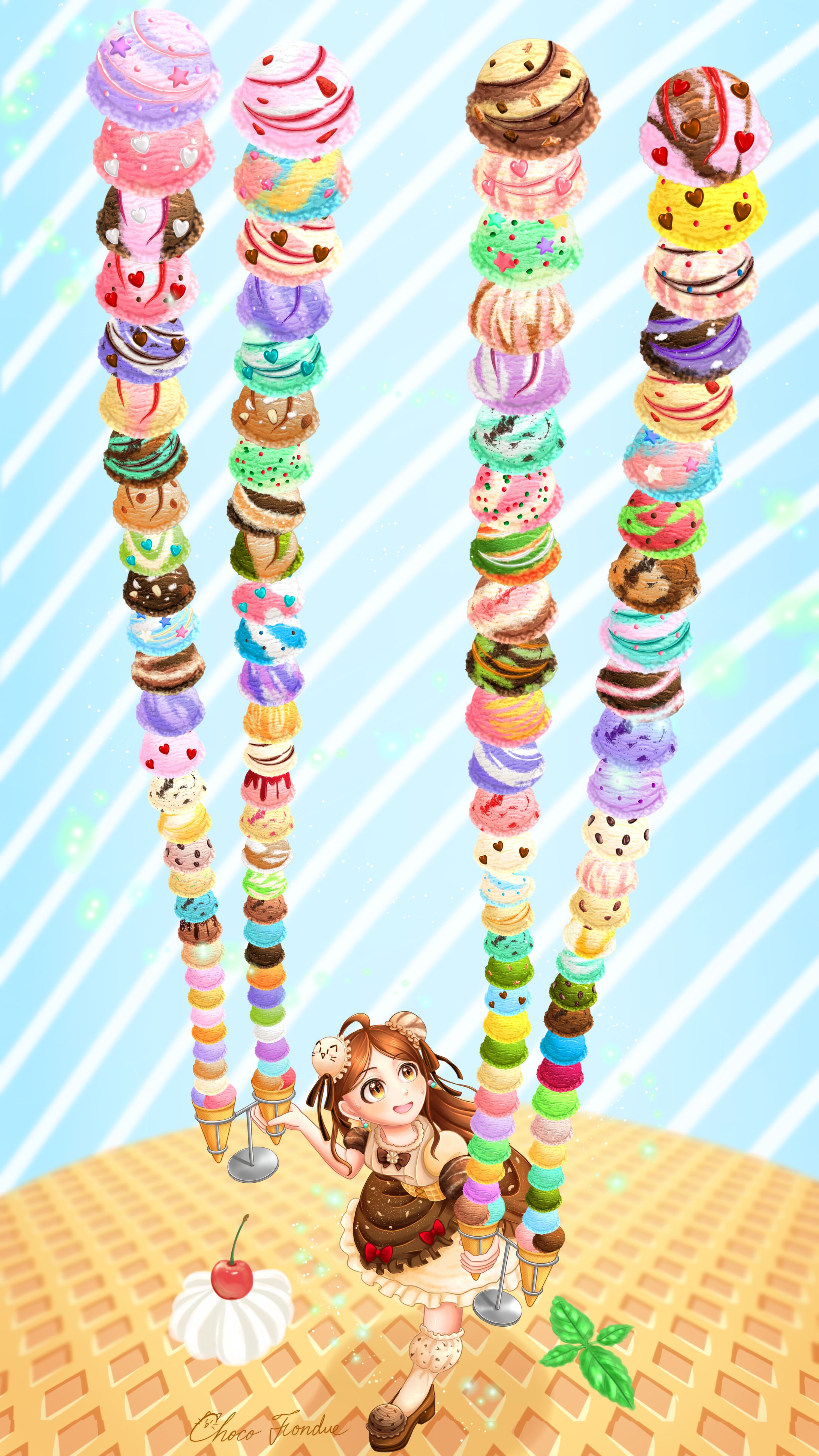 特大アイスクリームタワー-1