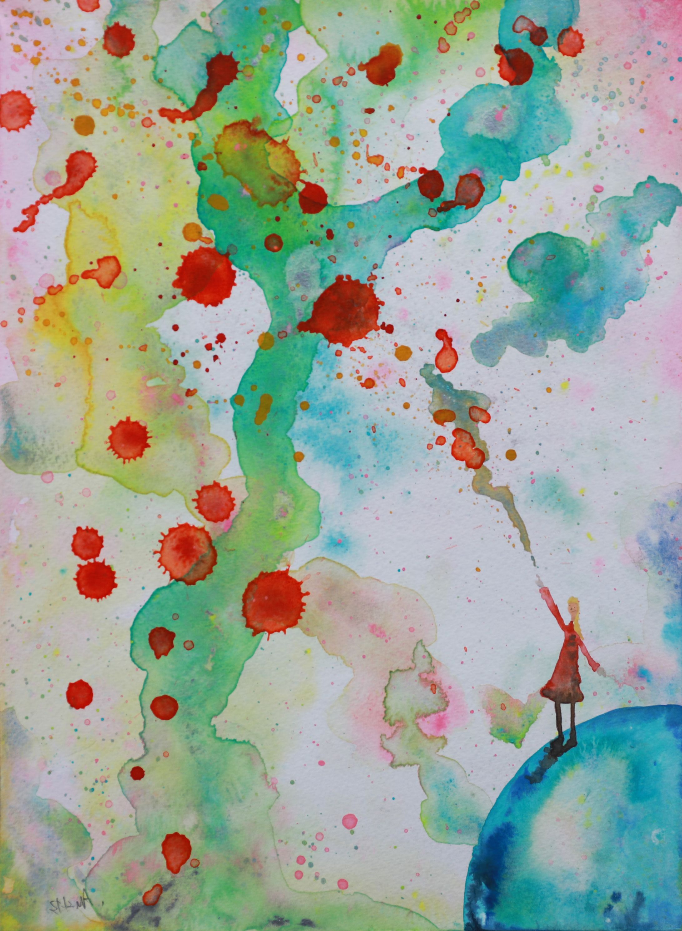 Colorful Forest 星をつくる Red-1